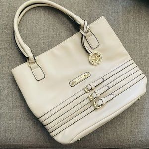 V1969 NWOT cream tote bag